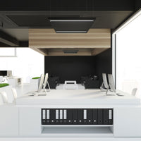 Spectrum ALGINE LINE LED-Deckenpanel 44W 4000K 5300 Lumen IP20 600x600mm Schwarz UGR<16 CRI>80