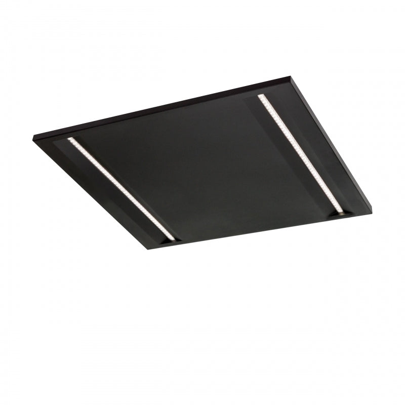 Spectrum ALGINE LINE LED ceiling panel 44W 4000K 5300 lumens IP20 600x600mm Black UGR<16 CRI>80