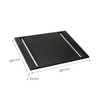 Spectrum ALGINE LINE LED-Deckenpanel 44W 4000K 5300 Lumen IP20 600x600mm Schwarz UGR<16 CRI>80