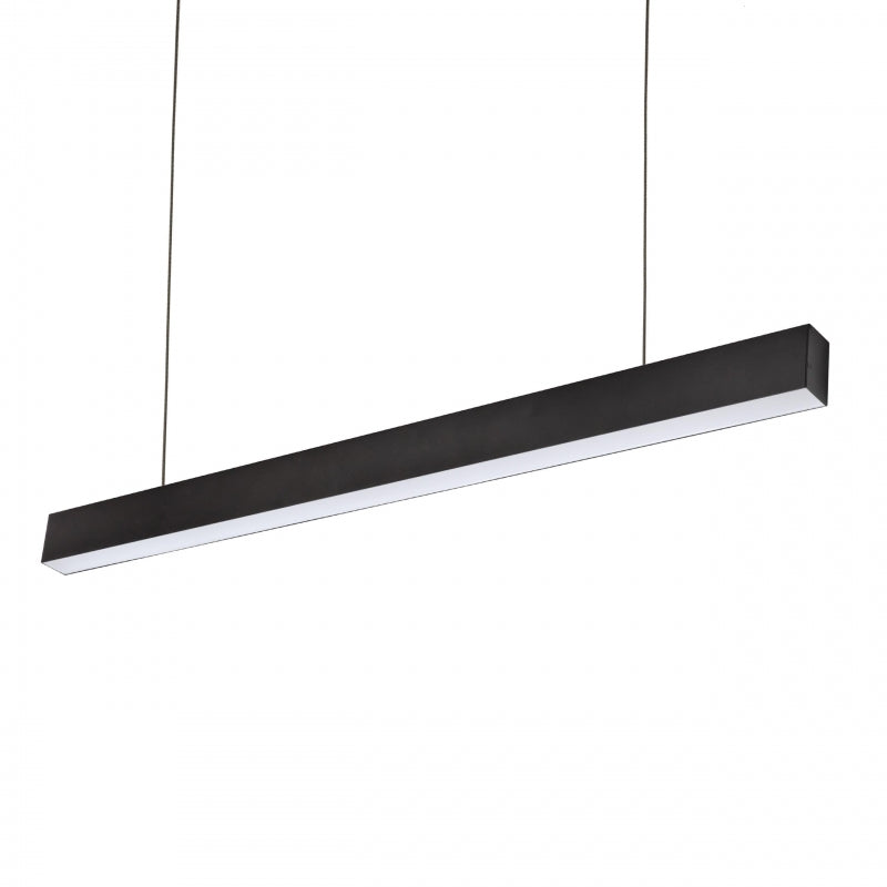 Spectrum ALLDAY Inspire One LED ceiling light 35W 230V 3000K 4350 lumens 115° IP20 Black 1120mm
