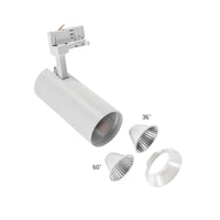 Spectrum ANDROMEDA COB LED Track Light 25W 3000K 2600 lumens 3-Phase White IP20 36° 60°