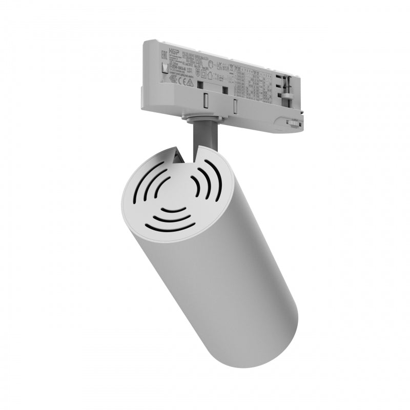 Spectrum ANDROMEDA LED Track Light 3-Phase 15-27W 3000K 3000 lumens CRI>90 36° 60° IP20 White Aluminium