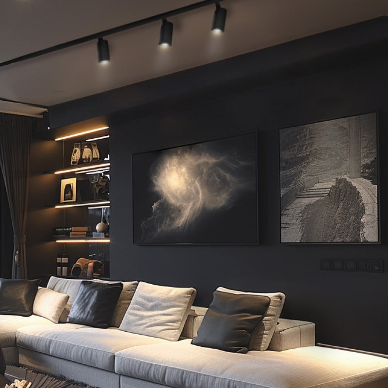 Spectrum ANDROMEDA PRIME 3-Phasen LED Strahler 24W CCT 2700 Lumen 25° 230V IP20 Schwarzes Aluminium