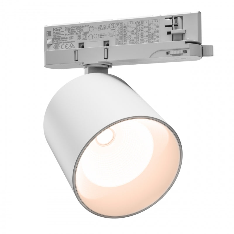 Spectrum ARTEMIDA Maxi LED Strahler 12-42W 3000K 4500 Lumen CRI>90 IP20 Weiß 3-Phasen