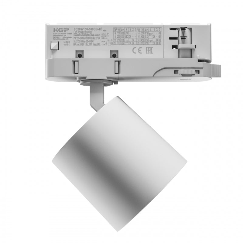 Spectrum ARTEMIDA MINI LED Track Light 3-Phase 6.5-20W 4000K 230V 2300 lumens CRI>90 IP20 White