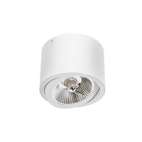 Spectrum CHLOE AR111 GU10 LED-Deckenleuchte, Verstellbar Runde Weiß, Aufbauleuchte, IP20 20W Max