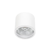 Spectrum CHLOE AR111 GU10 Deckenleuchte Aufbau IP65 Weiß Aluminium 250V Innen Außen