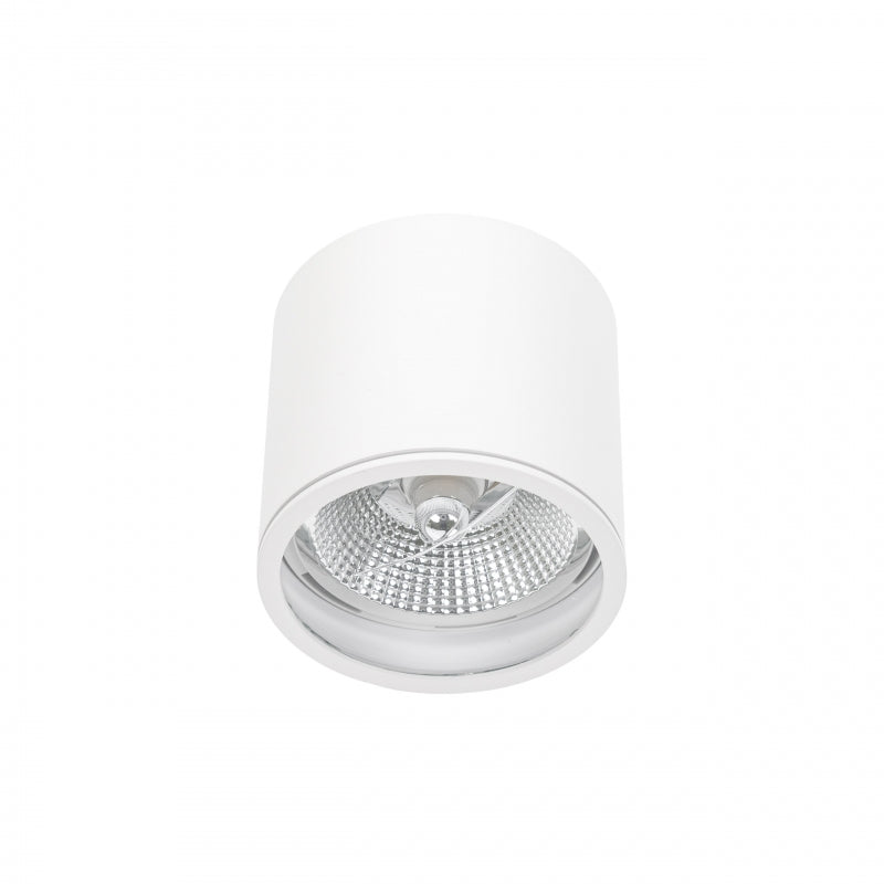 Spectrum CHLOE AR111 GU10 Deckenleuchte Aufbau IP65 Weiß Aluminium 250V Innen Außen