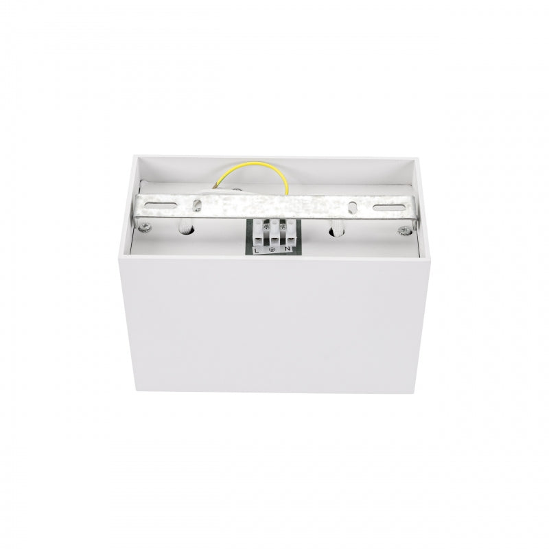 Spectrum CHLOE DUO Weiß Rechteck Verstellbare Deckenleuchte Spot 2xGU10 Aufputz IP20 Innen