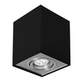 Spectrum CHLOE GU10 Aufbau LED Spotleuchte, Verstellbar Schwarz Silber, IP20, 250V, 10W Max