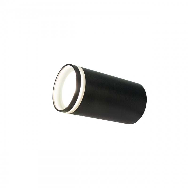 Spectrum CHLOE Mini Ring surface-mounted ceiling luminaire GU10 230V IP20 Black aluminum 55x107mm