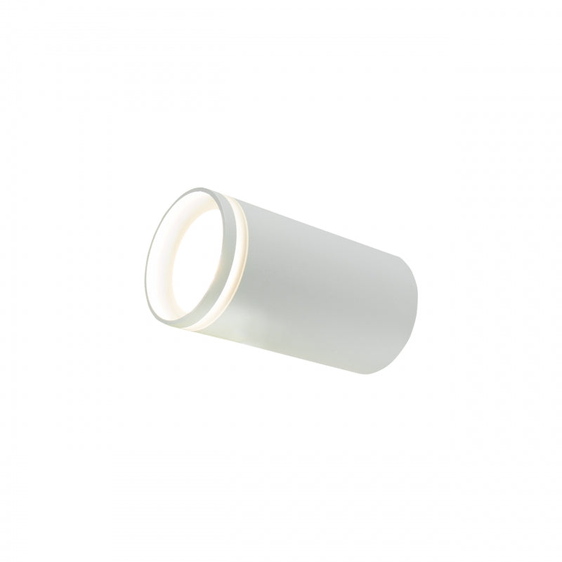 Spectrum CHLOE Mini Ring Aufbau-GU10-Deckenleuchte 230V IP20 Weiß Aluminium Ø55x107mm