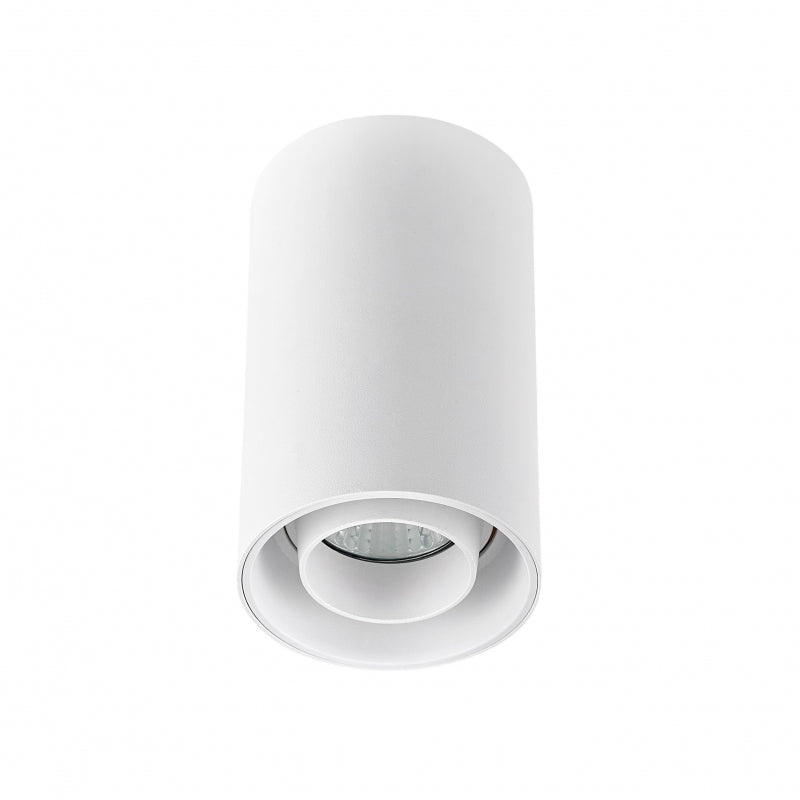 Spectrum CHLOE Spot GU10 LED Surface Light IP20 White Adjustable 50° Ceiling Mount 250V Aluminum