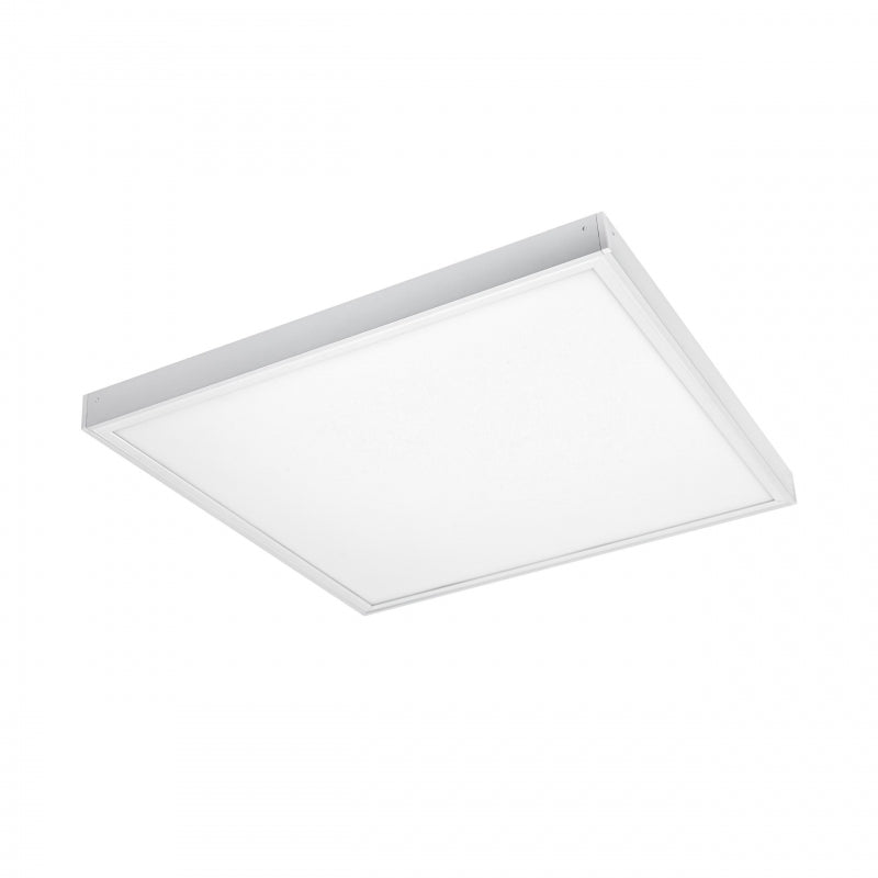 Spectrum Rahmen für Aufbaumontage ALGINE 620x620mm Leuchte, Aluminium und Kunststoff, schlankes 43mm Profil