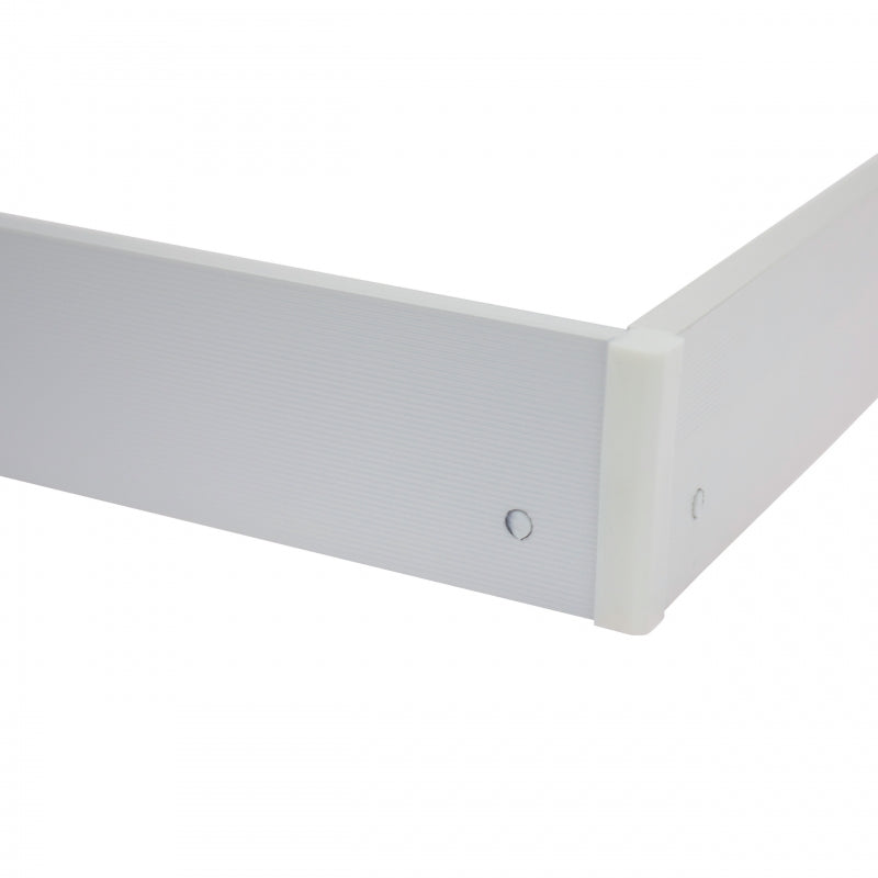 Spectrum Rahmen für Aufbaumontage ALGINE 620x620mm Leuchte, Aluminium und Kunststoff, schlankes 43mm Profil