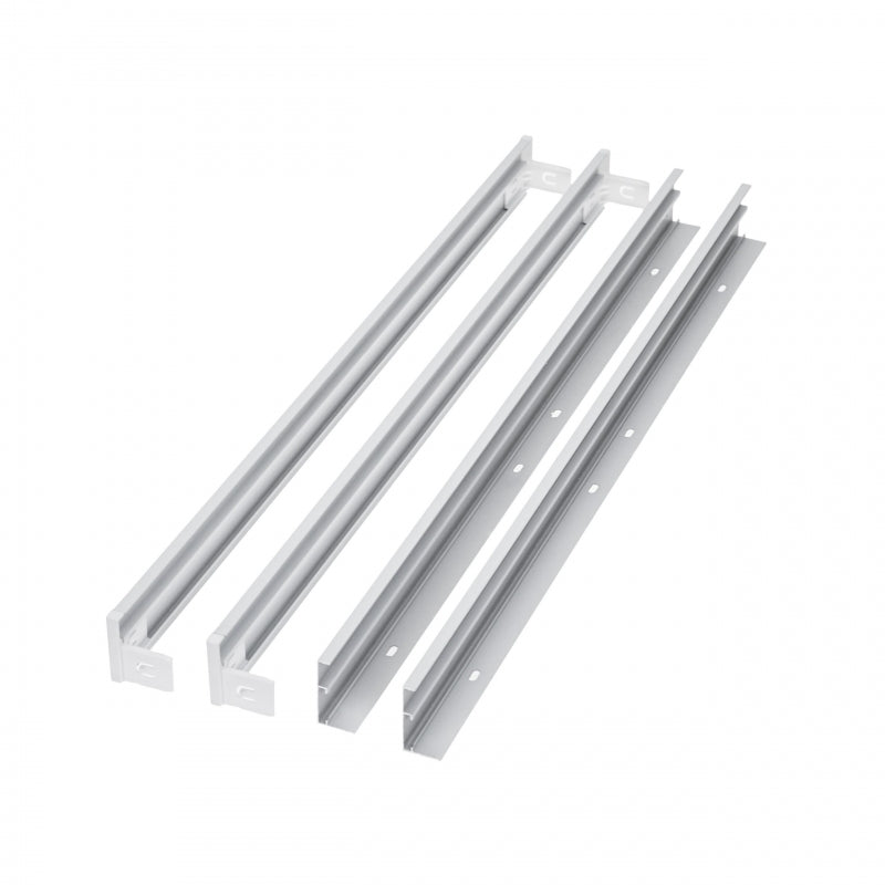 Spectrum frame for surface mounted ALGINE 620x620mm luminaire, aluminum and plastic, slim 43mm profile