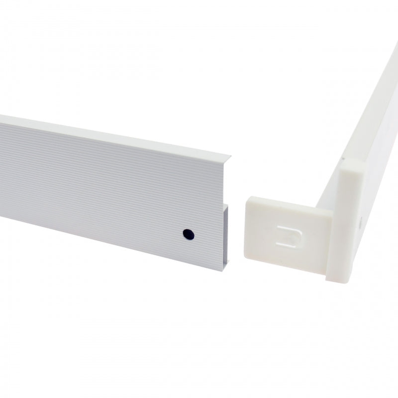 Spectrum Rahmen für Aufbaumontage ALGINE 620x620mm Leuchte, Aluminium und Kunststoff, schlankes 43mm Profil