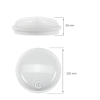 Spectrum LED 20W ceiling lamp IP54 230V 4000K neutral white round PIR sensor 2300 lumens White