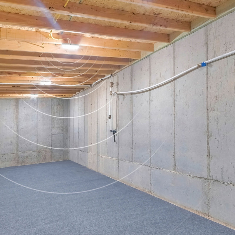 Spectrum LED 20W Deckenleuchte IP54 230V 4000K Neutralweiß rund PIR-Sensor 2300 Lumen Weiß