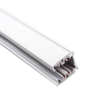 Spectrum LED 3-Phasen Stromschienen-Profil 1m Weiß, IP20 Aluminium, 230V Decken- oder Pendelmontage