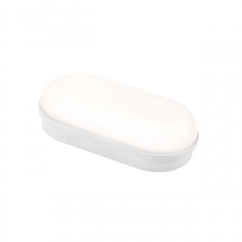 Spectrum LED 8W Ovale Deckenleuchte IP54 230V 4000K Neutralweiß 820 Lumen Polycarbonat Gehäuse