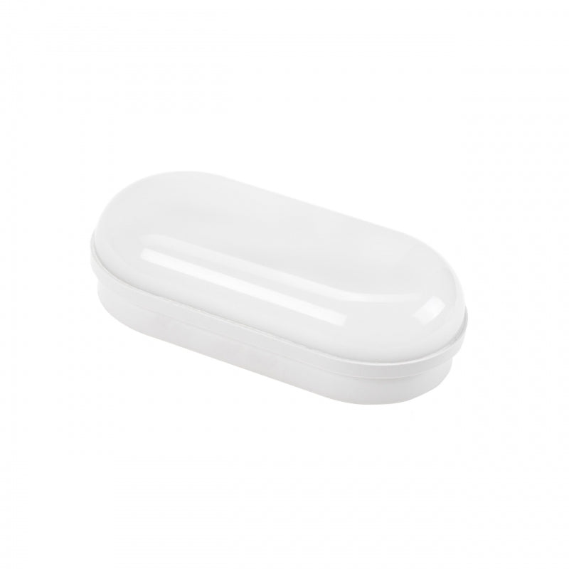 Spectrum LED 8W Ovale Deckenleuchte IP54 230V 4000K Neutralweiß 820 Lumen Polycarbonat Gehäuse