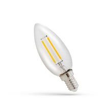 Spectrum LED Kerze C35 E14 230V 1W COG 4000K Neutralweiß 120 Lumen Nicht Dimmbar Klare Glühlampe