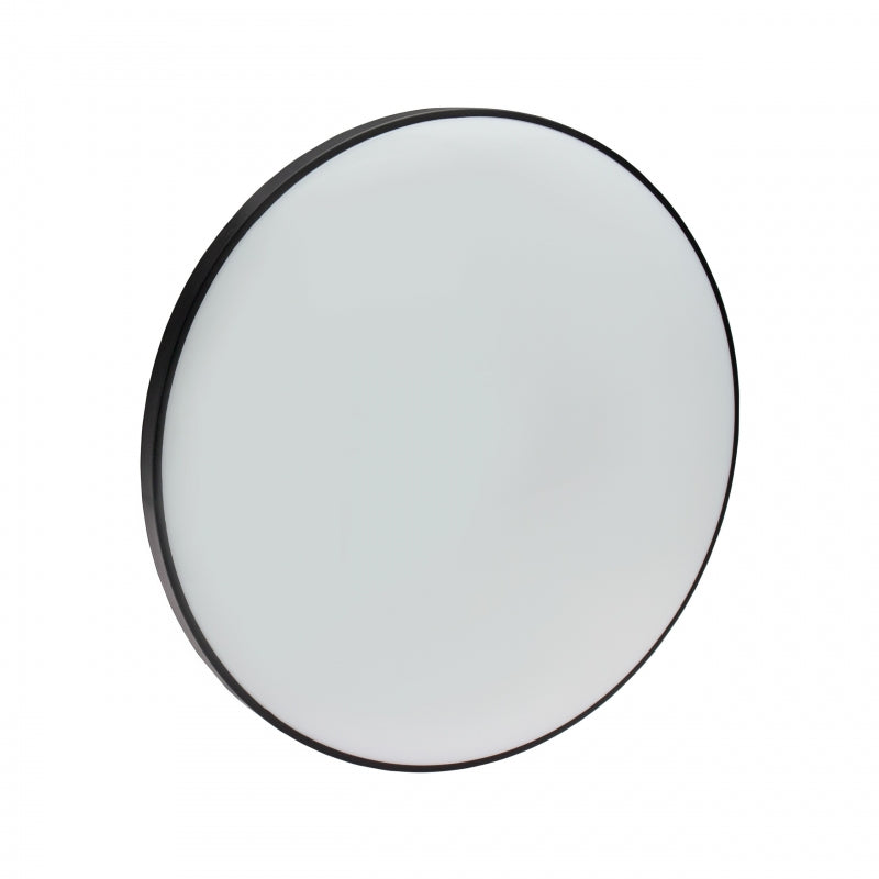 Spectrum LED ceiling light 32W 6000K 230V IP54 round White Black 3450 lumens 115° beam surface mount
