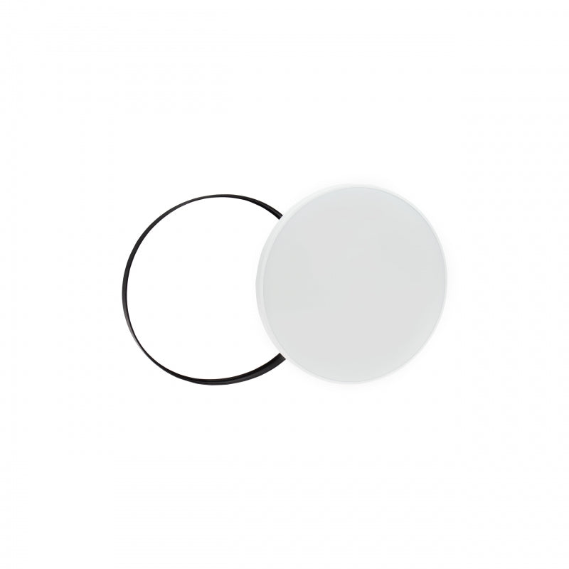 Spectrum LED ceiling light Nymphea 24W 6000K 230V IP54 2850 lumens Ø320mm White Black round