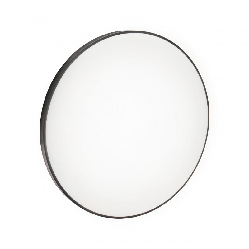 Spectrum LED ceiling light NYMPHEA Black & White 32W 4000K 230V IP54 round surface mount 3400 lumens