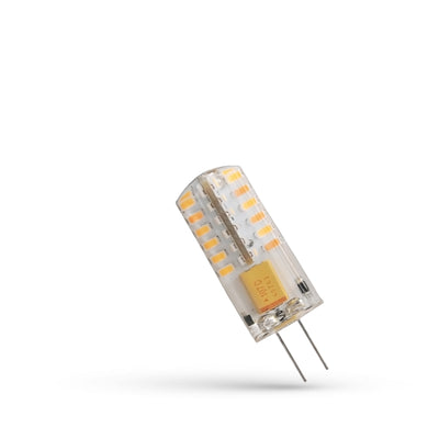 Spectrum LED G4 12V 2W warm white 3000K silicone capsule bulb 165 lumens 270° beam non dimmable