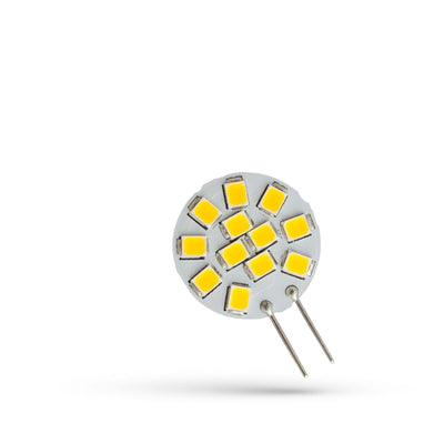 Spectrum LED G4 bulb 12V 1.2W 160 lumens 3000K Warm White non-dimmable indoor lighting