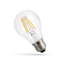 Spectrum LED GLS E27 Lampe 3.8W 3000K warmweiß 806 Lumen Klarglas A-Klasse COG-Filament 230V 5 Jahre Garantie