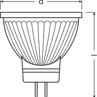 Ledvance Performance LED Spot Reflector GU4 MR11 4.2W 3450 lumens 36D 4000K Cool White replaces 35W