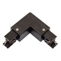 Spectrum LED SPS 2 L-Verbinder Rechts Schwarz, Aluminium, 230V, IP20 Zubehör für Schienensysteme