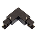 Spectrum LED SPS 2 L-Verbinder Rechts Schwarz, Aluminium, 230V, IP20 Zubehör für Schienensysteme