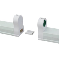 Spectrum LED-Röhrenleuchte 1500mm, 230V Weißes Gehäuse, IP20 Deckenmontage, G13-Fassung, robust aus Stahl und Kunststoff