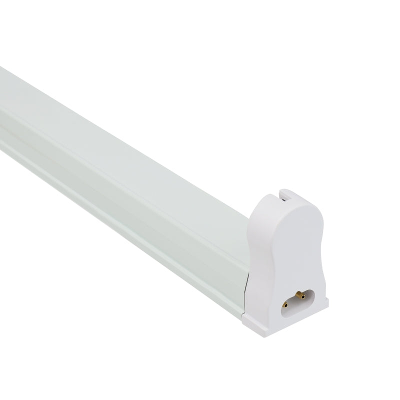 Spectrum LED-Röhrenleuchte 1500mm, 230V Weißes Gehäuse, IP20 Deckenmontage, G13-Fassung, robust aus Stahl und Kunststoff