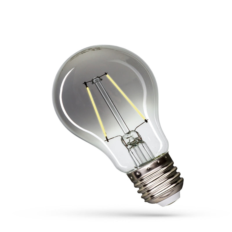 Spectrum MODERNSHINE LED GLS A60 2.5W E27 230V 4000K Neutralweiß Rauchglaslampe, 150 Lumen