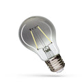 Spectrum MODERNSHINE LED GLS A60 2.5W E27 230V 4000K Neutralweiß Rauchglaslampe, 150 Lumen