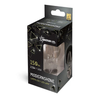 Spectrum MODERNSHINE LED GLS A60 2.5W E27 230V 4000K Neutralweiß Rauchglaslampe, 150 Lumen