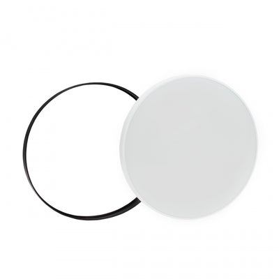 Spectrum NYMPHEA LED Surface Ring Light 40W 4000K 5300 lumens IP54 White Black Round 230V