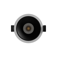 Spectrum ORBITO LED Downlight 10W 4000K 1200 lumens 230V IP44 CRI>90 UGR<19 White Round Black Reflector