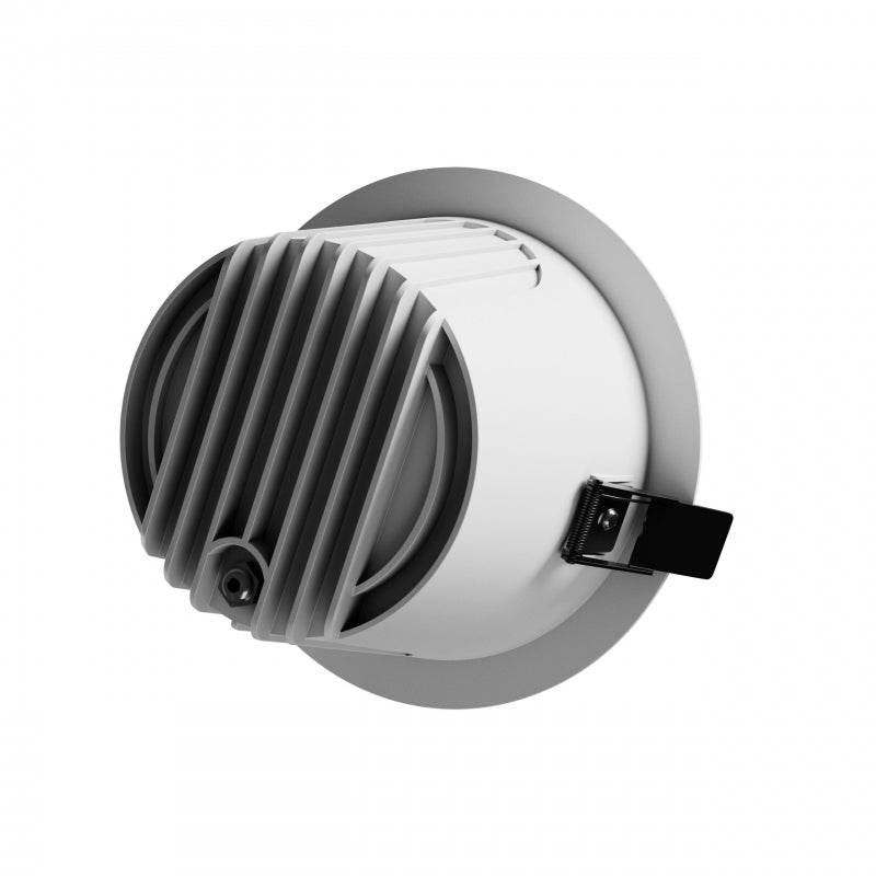 Spectrum ORBITO LED Downlight 14-27W 3000K 230V IP44 CRI 90 UGR<19 Flush-Mounted White Black Reflector