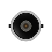 Spectrum ORBITO LED Downlight 14-27W 3000K 230V IP44 CRI 90 UGR<19 Flush-Mounted White Black Reflector