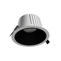 Spectrum ORBITO LED Downlight 14-27W 4000K 230V IP44 CRI 90 UGR<19 White Round Black Reflector Flush-Mounted