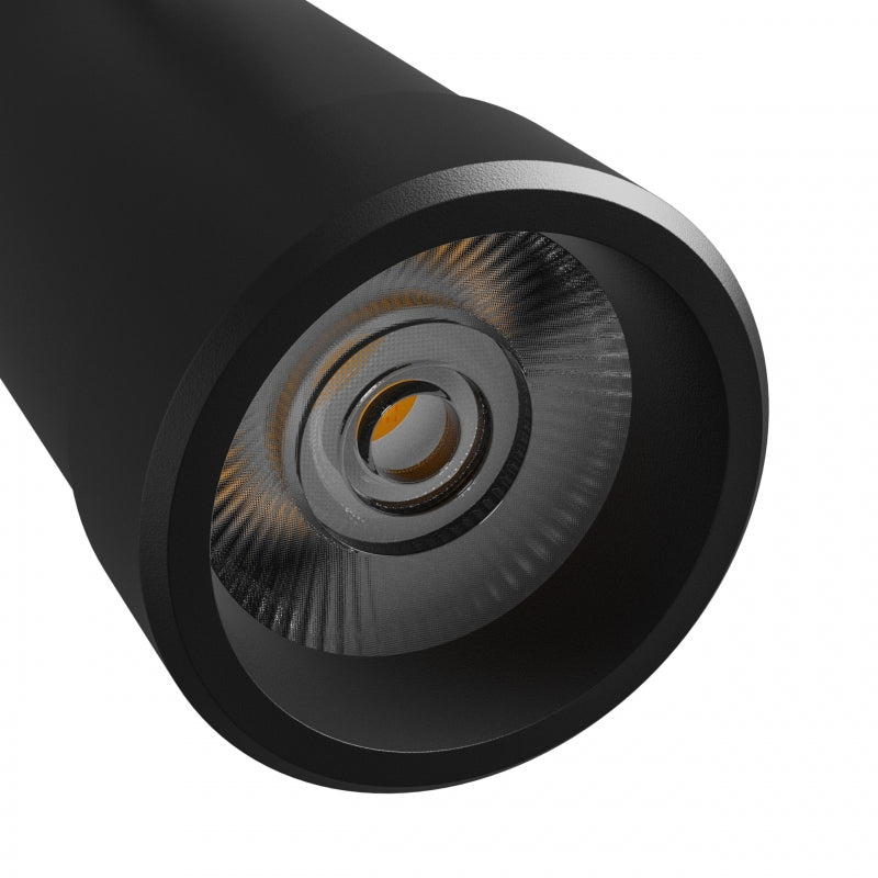 Spectrum PAVA BASIC LED Track Light 20W CCT 230V 3-Phase 20-45° Black IP20 2225 lumens CRI 80