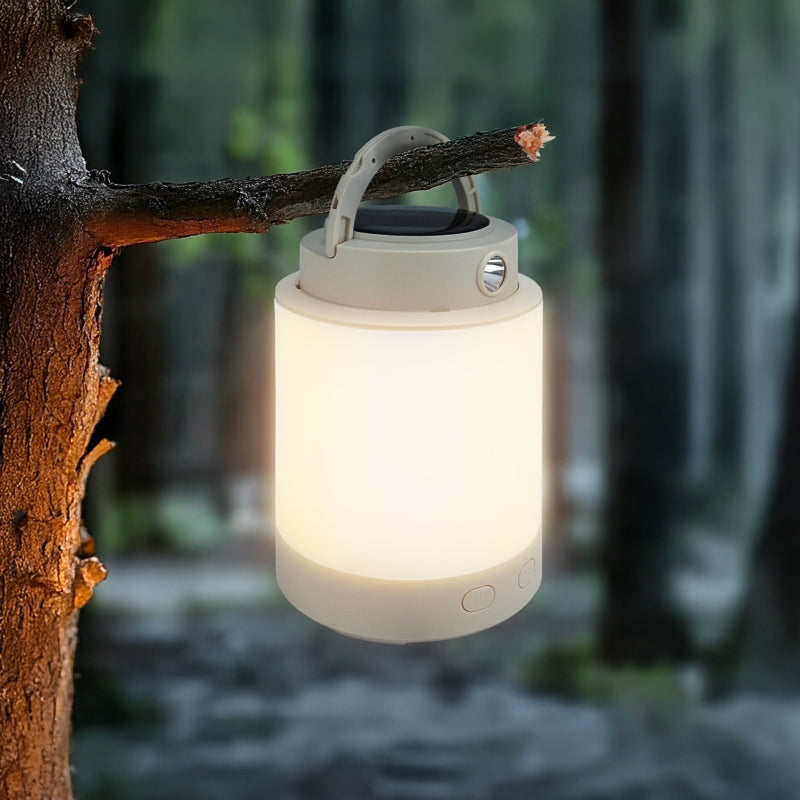 Spectrum SOLARA Campo LED Campinglampe 2W 3000K-6500K IP20 USB-C solar wiederaufladbare Powerbank