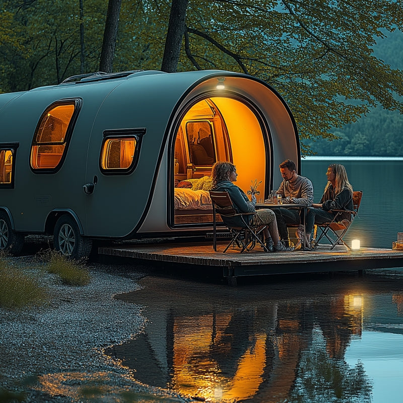 Spectrum SOLARA Campo LED Campinglampe 2W 3000K-6500K IP20 USB-C solar wiederaufladbare Powerbank