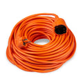 Technik Verlängerungskabel 30m 3x1.5mm² orange, 16A EU-Steckdose, 250V max, Innen- und Außeneinsatz